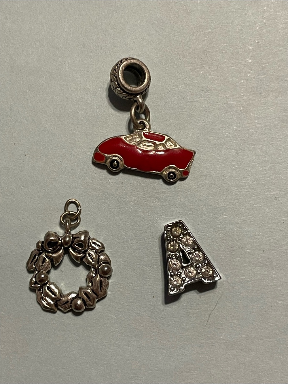 Silver Tone Charm / Pendant Bundle Lot #7523